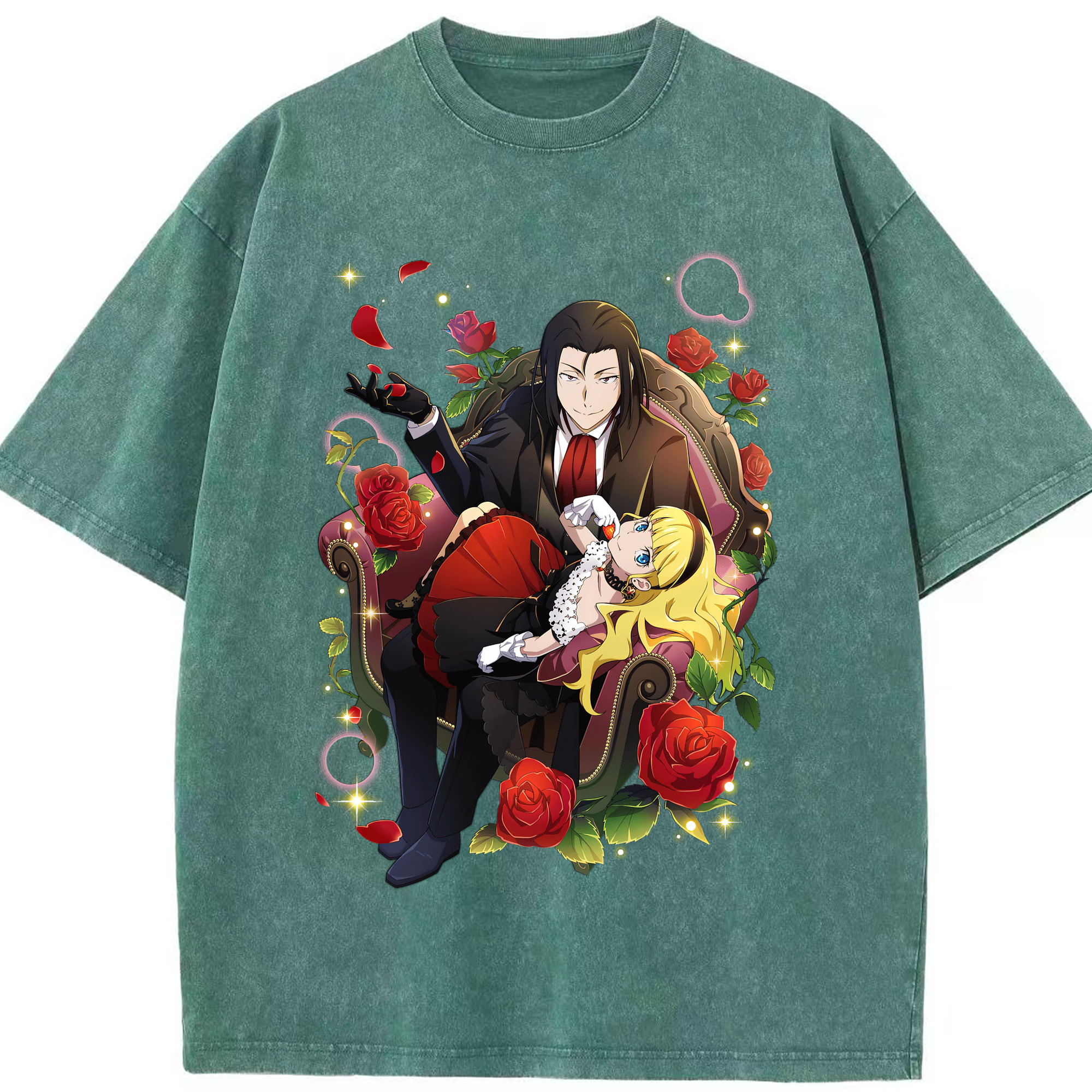 （画像用） 文豪ストレイドッグス Bungo Stray Dogs 綿100% ヴィンテージ風 半袖Tシャツ（フロントプリント）